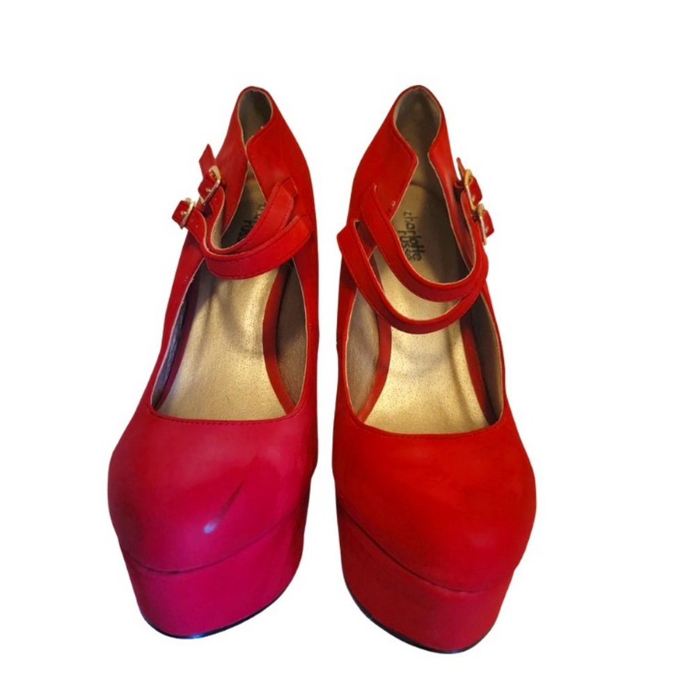 Charlotte Russe Platform Heel | Women's 9 | Red